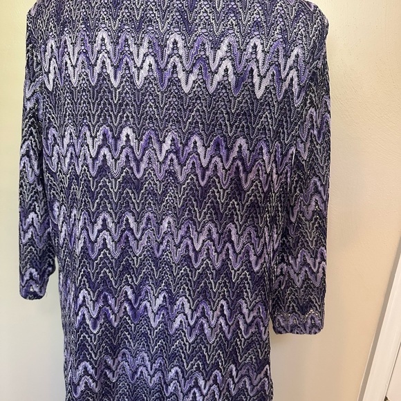 Alfred Dunner Fully Lined Lace Top with Removable Necklace - Picture 3 of 5